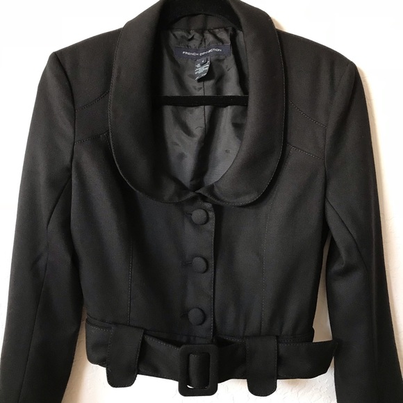 French Connection cropped wool jacket. - Picture 2 of 8